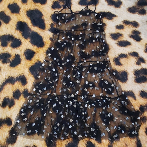 🖤Glitter Star Mesh Dress🖤 - Picture 2 of 7